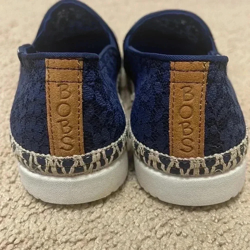 Bobs by Skechers Floral Mesh Flexpadrille 3.0 Slip Ons (Summer Fiesta) Size 6W - Picture 5 of 7